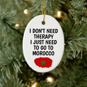 Ik heb geen therapie nodig, ik hoef alleen maar na keramisch ornament
