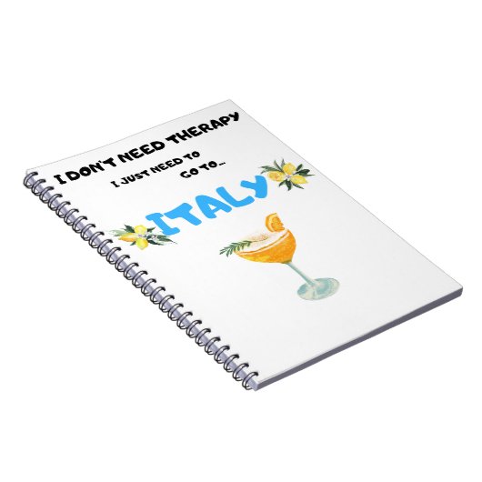 Ik heb geen therapie nodig, ik moet alleen naar It Notitieboek (Rechterzijde)