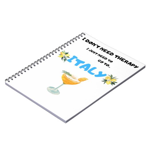 Ik heb geen therapie nodig, ik moet alleen naar It Notitieboek (Linkerzijde)