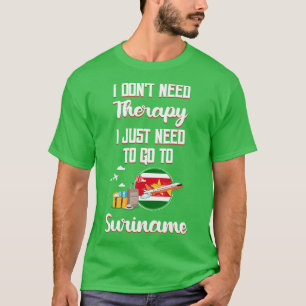 Ik heb geen therapie nodig, ik moet alleen naar Su T-shirt