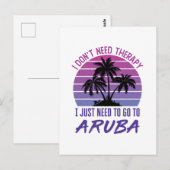 Ik heb geen therapie nodig. Ik moet gewoon naar Ar Briefkaart (Voorkant / Achterkant)