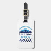 Ik heb geen therapie nodig. Ik moet gewoon naar Gr Bagagelabel (Voorkant verticaal)