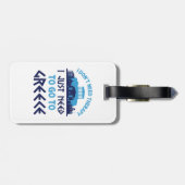 Ik heb geen therapie nodig. Ik moet gewoon naar Gr Bagagelabel (Achterkant horizontaal)