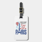 Ik heb geen therapie nodig. Ik moet gewoon naar Pa Bagagelabel (Voorkant verticaal)