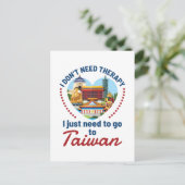 Ik heb geen therapie nodig. Ik moet gewoon naar Ta Briefkaart (Staand voorkant)