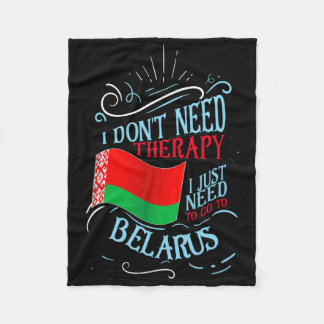 Ik heb geen therapie nodig, ik moet gewoon naar Wi Fleece Deken