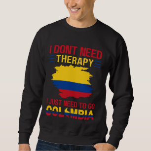 Ik heb geen therapie nodig. Ik moet naar Colombia. Trui