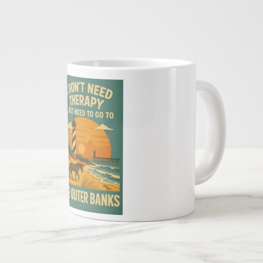 Ik heb geen therapie nodig, ik moet naar Outer Ban Grote Koffiekop (Voorkant rechts)