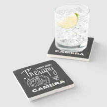 Ik heb geen Therapy Photography Stone Onderzetter