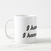 Ik heb geen tijd ik heb een deadline - koffie mok (Links)