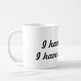 Ik heb geen tijd ik heb een deadline - koffie mok 