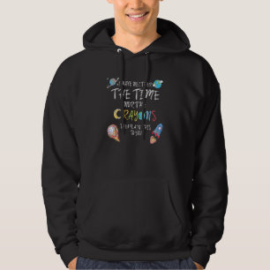 Ik heb geen tijd of de Crayons Sarcasm Quo. Hoodie