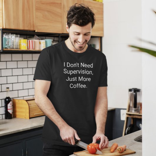 Ik heb geen toezicht nodig, grappig excuus T-shirt