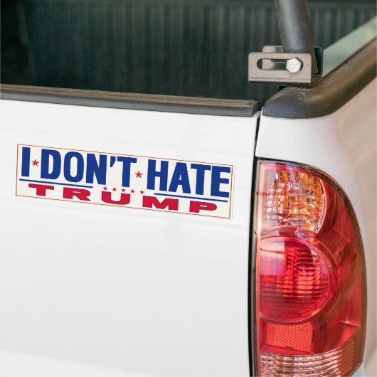 IK HEB GEEN TRUMP BUMPERSTICKER (Op Truck)
