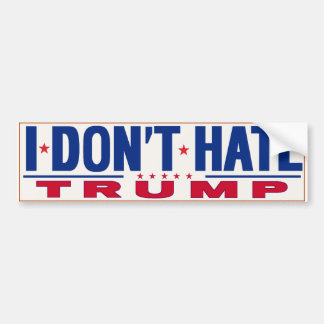 IK HEB GEEN TRUMP BUMPERSTICKER