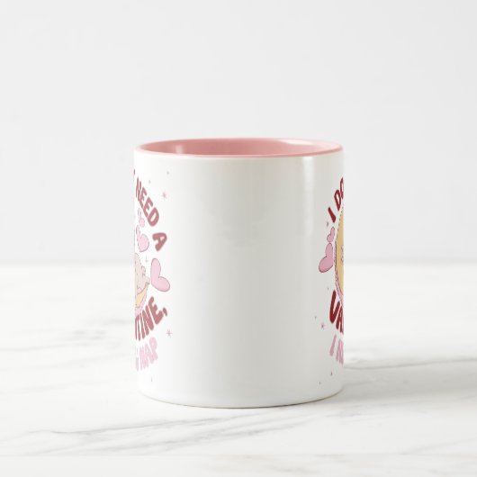 Ik heb geen Valentijn nodig, maar een dutje Mok (Center)