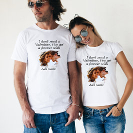 Ik heb geen Valentijn nodig waar ik een eeuwigheid Tri-Blend Shirt