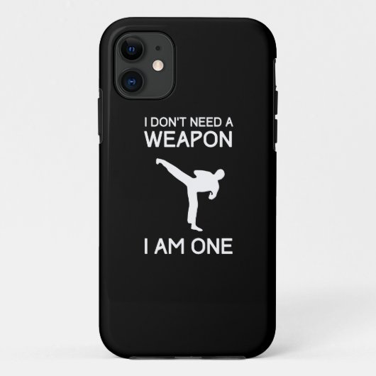 Ik heb geen wapen nodig Case-Mate iPhone case (Achterkant)