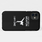 Ik heb geen wapen nodig Case-Mate iPhone case (Achterkant (horizontaal))