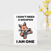 Ik heb geen wapen nodig, ik ben een grappige karat kaart (Gele Bloem)