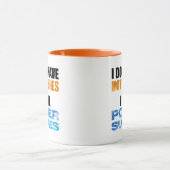 Ik heb geen warme flitsen... ik heb stroompieken. mok (Midden)