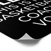 Ik heb geen yelling this, maar mijn basketball coa poster (Hoek)