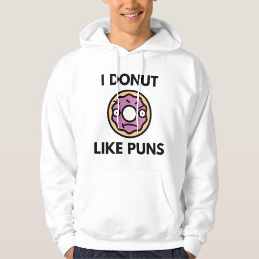 Ik heb geen zin in Puns Hoodie (Voorkant)