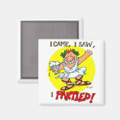 Ik heb gefeest magneet (Voorkant / Achterkant)