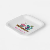 Ik heb geholpen! papieren bordje (Gebogen)