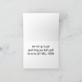 IK HEB GEHOORD DAT JE JE NIET GOED VOELT:( KAART (Binnen)