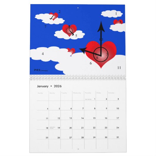 Ik heb gekeken naar Clouds 2018 Calendar Kalender (Jan 2026)