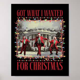 Ik heb gekregen wat ik wilde voor Kerstmis Santa F Poster