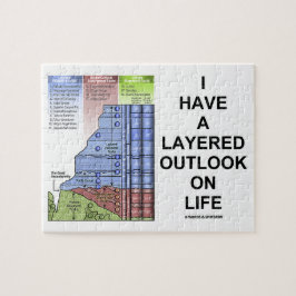 Ik heb gelaagde vooruitzichten op het leven (Geolo Legpuzzel