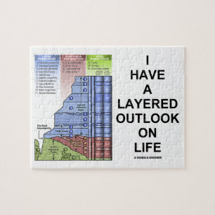 Ik heb gelaagde vooruitzichten op het leven (Geolo Legpuzzel