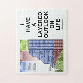 Ik heb gelaagde vooruitzichten op het leven (Geolo Legpuzzel