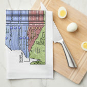 Ik heb gelaagde vooruitzichten op het leven (Geolo Theedoek (Quarter Fold)