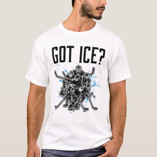 Ik heb geld van Ice Hockey T-shirt (Voorkant)