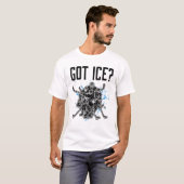 Ik heb geld van Ice Hockey T-shirt (Voorkant volledig)