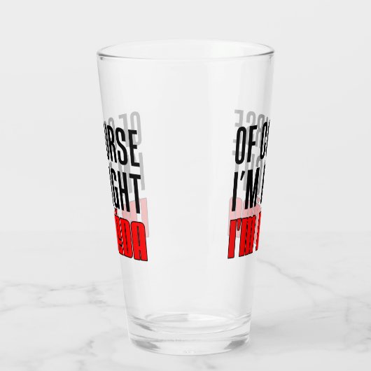 Ik heb gelijk dat ik Deda Czech Grandfather ben Glas (Links)