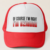 Ik heb gelijk dat ik Dziadek Poolse grootvader ben Trucker Pet (Voorkant)