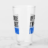 Ik heb gelijk dat ik Papou Griekse grootvader ben Glas (Links)