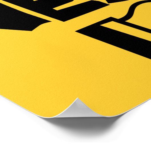 Ik heb gelijk dat je de verkeerde kant opgaat. Fun Poster (Hoek)