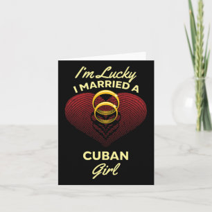 Ik heb geluk dat ik getrouwd ben met een Cubaanse Kaart