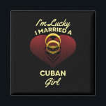 Ik heb geluk dat ik getrouwd ben met een Cubaanse  Magneet<br><div class="desc">Ik heb geluk dat ik getrouwd ben met een Cubaanse bruiloftsman</div>