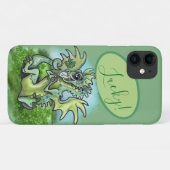 " ik heb geluk ! " Lucky Shamrock Dragon Case-Mate iPhone Case (Achterkant (horizontaal))