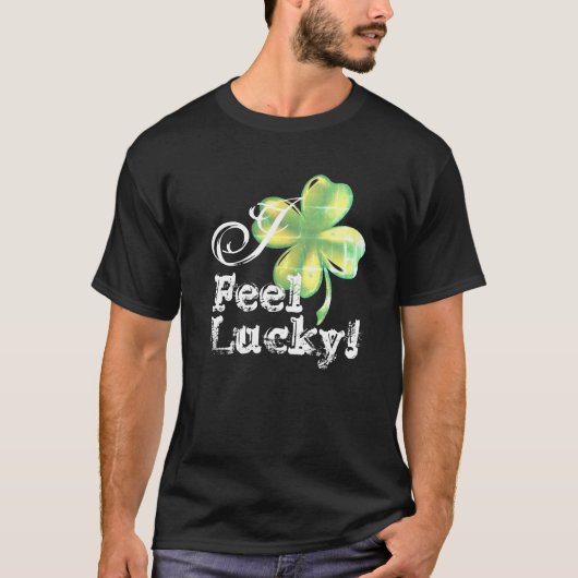 Ik heb geluk, St. Patrick's Day, T-Shirt (Voorkant)