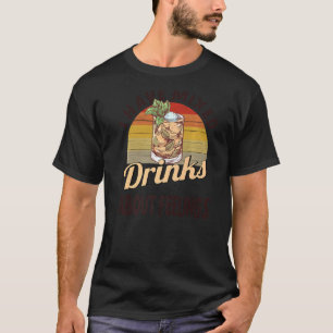 Ik heb gemengde Drinken over Feelings Bartender T-shirt