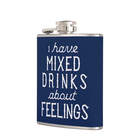 Ik heb gemengde Drinken over gevoelens Heupfles (Links)