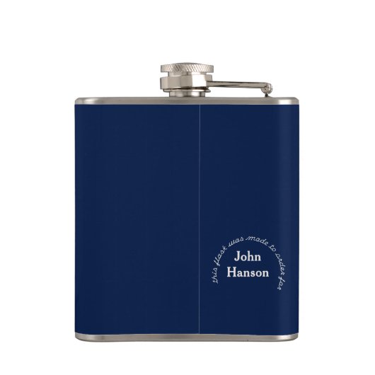 Ik heb gemengde Drinken over gevoelens Heupfles (Achterkant)