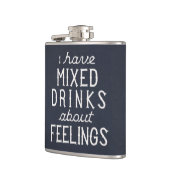 Ik heb gemengde Drinken over gevoelens Heupfles (Links)